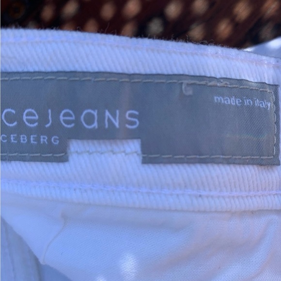 Iceberg White Wide Leg Jeans - Picture 5 of 7